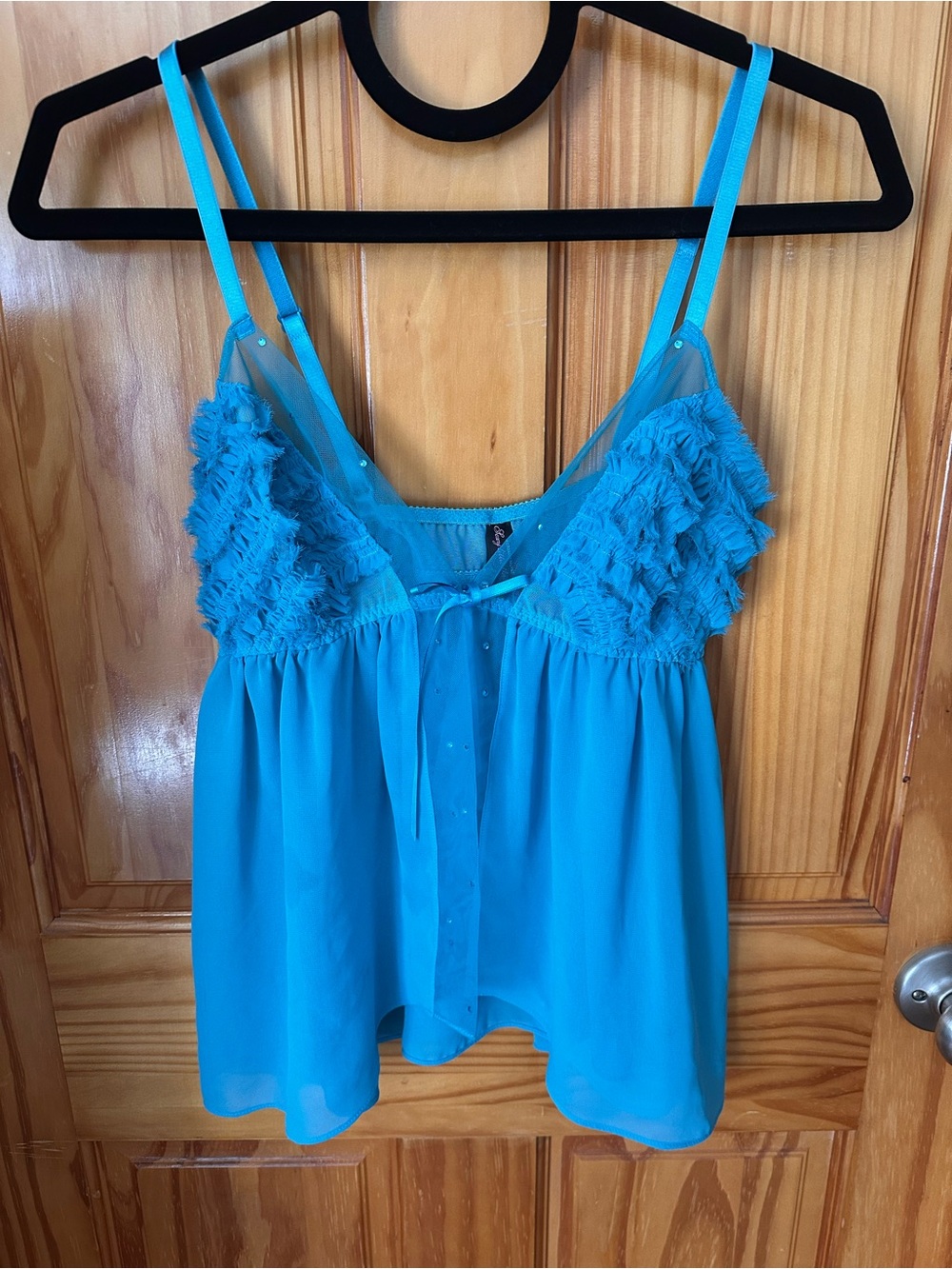 Like new vintage Victoria's Secret "Sexy Little Things" Ruffle Flyaway Babydoll